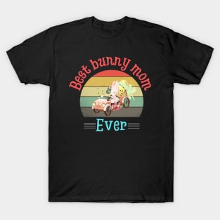 Best bunny mom ever, Cute Rabbit Mom T-Shirt